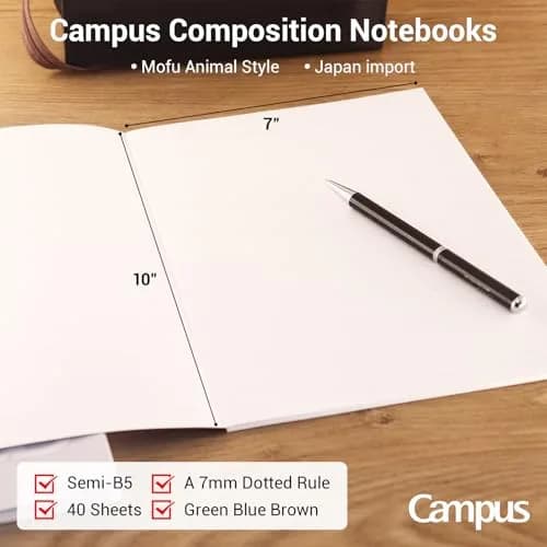 KOKUYO B5 Composition Notebooks 3 Pack | Bleed-Resistant Paper for School & Office thumbnail 2