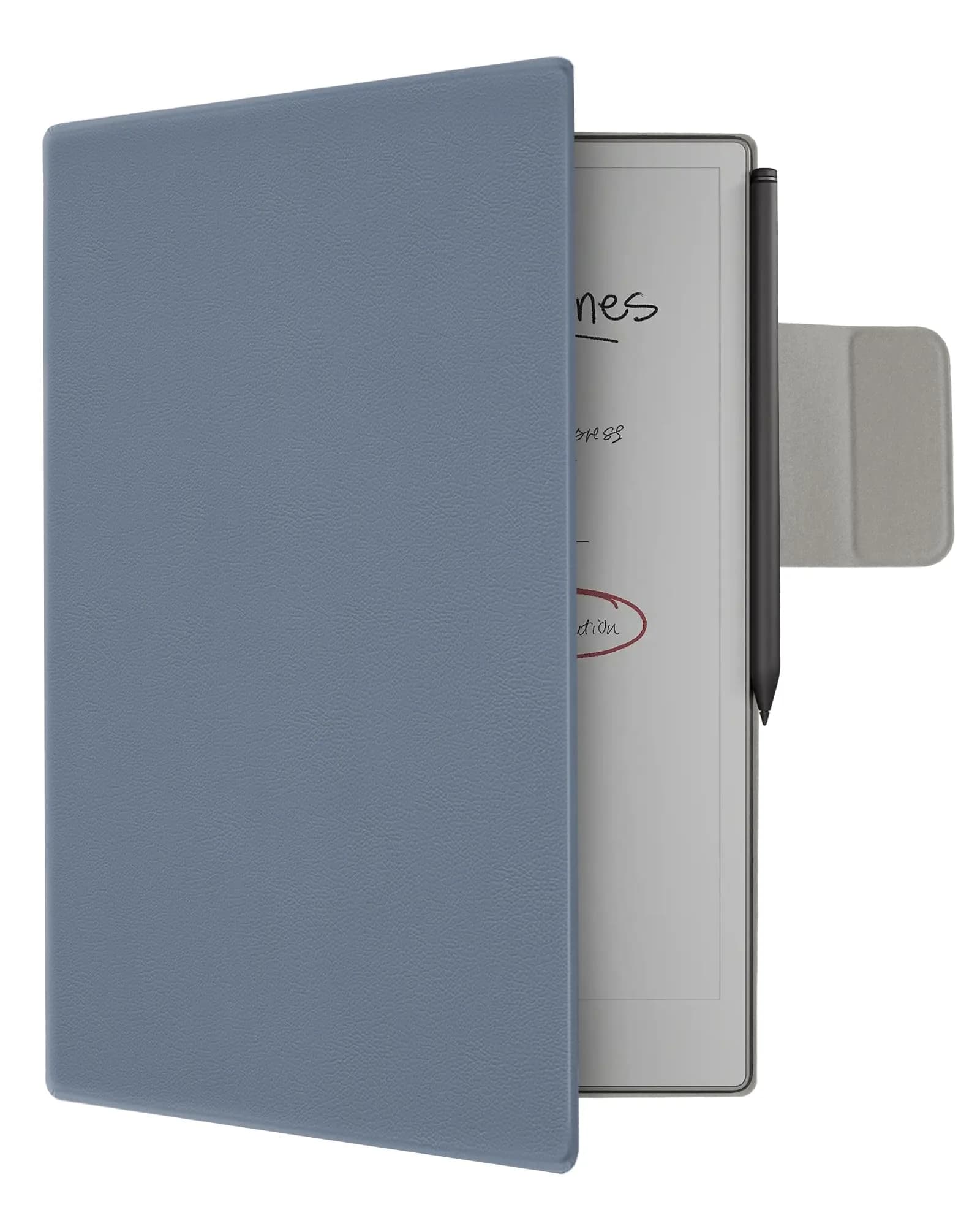 WALNEW Magnetic Folio Case for 11.8" Remarkable Paper Pro 2024 | Slim, Auto Wake/Sleep, Pen Clasp — Dark Blue
