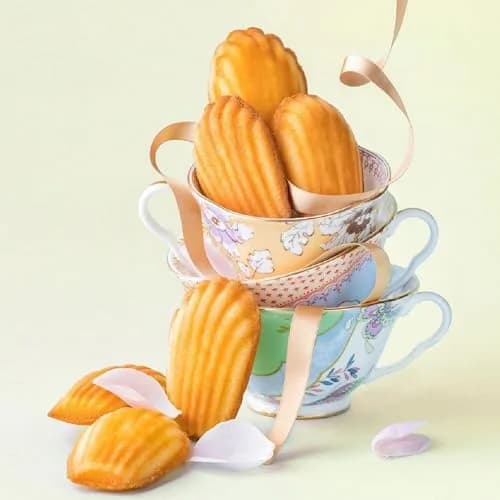Fchil Silicone Madeleine Mold Pan Set of 2, Shell Shape Baking | 16 Cavities (8 per Mold) - 22.3 x 11.8 cm thumbnail 4