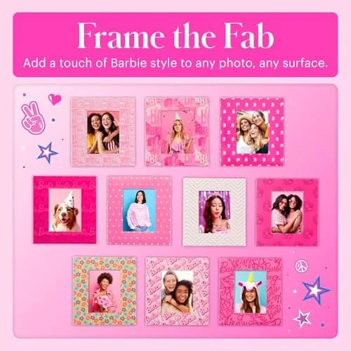 Kodak x Barbie Hanging Square Frames for Zink 2x3 Photo Projects (10 Frames) thumbnail 3