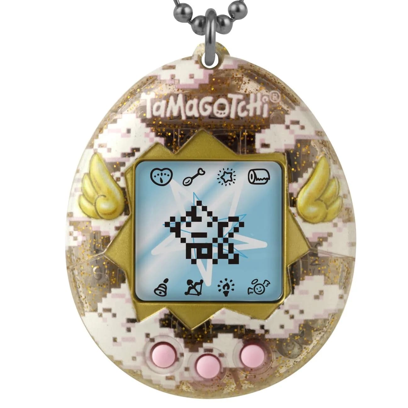 Tamagotchi Original Lovely Angel Digital Pet with Chain | Ages 8+