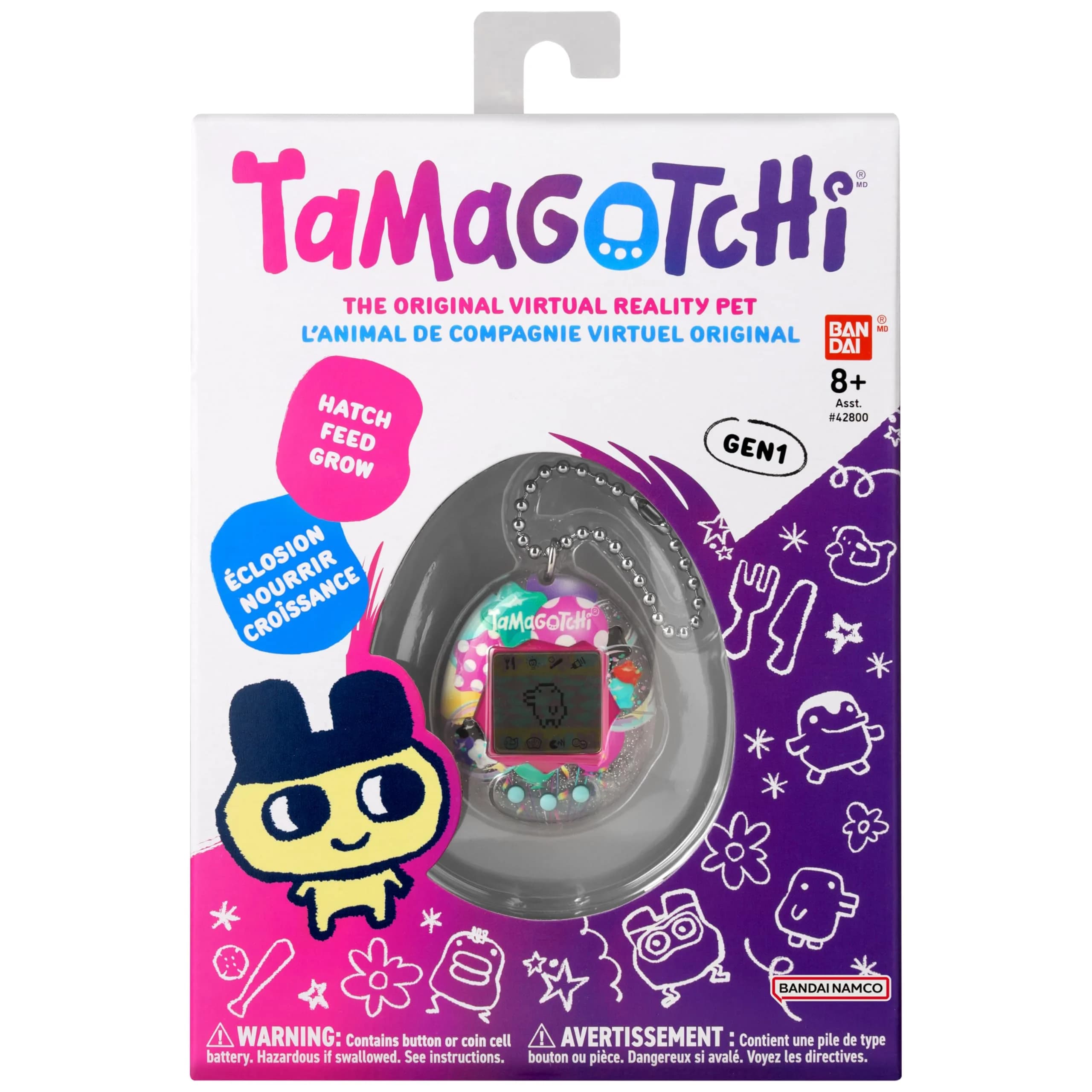 Tamagotchi Original Pretty Party Digital Pet | Nostalgic Fun for Kids 8+ thumbnail 4