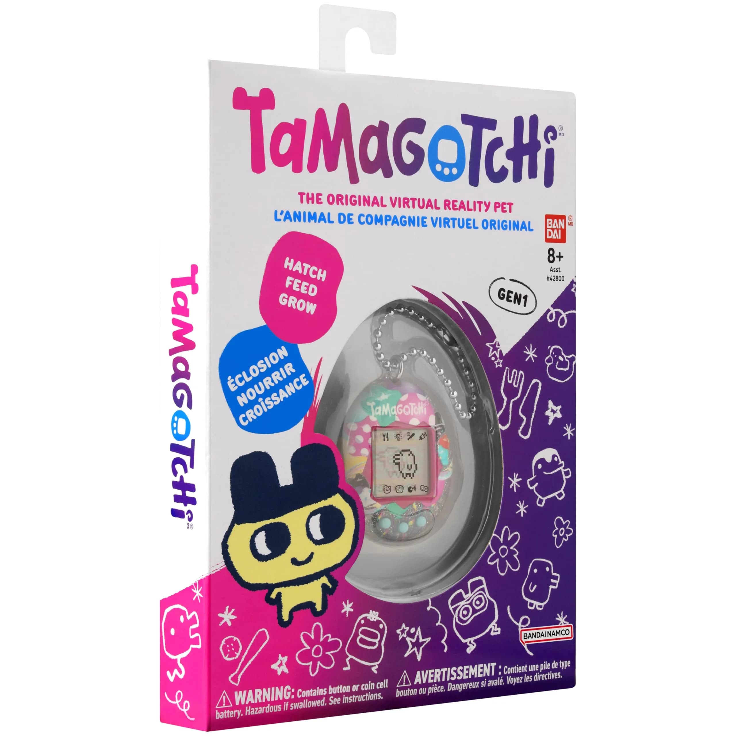 Tamagotchi Original Pretty Party Digital Pet | Nostalgic Fun for Kids 8+ thumbnail 7
