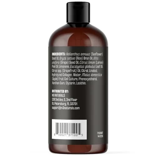 M3 Naturals Anti-Cellulite Massage Oil & Firm Dry Body Brush Kit 237ml (8 fl oz) | Cruelty-Free thumbnail 4