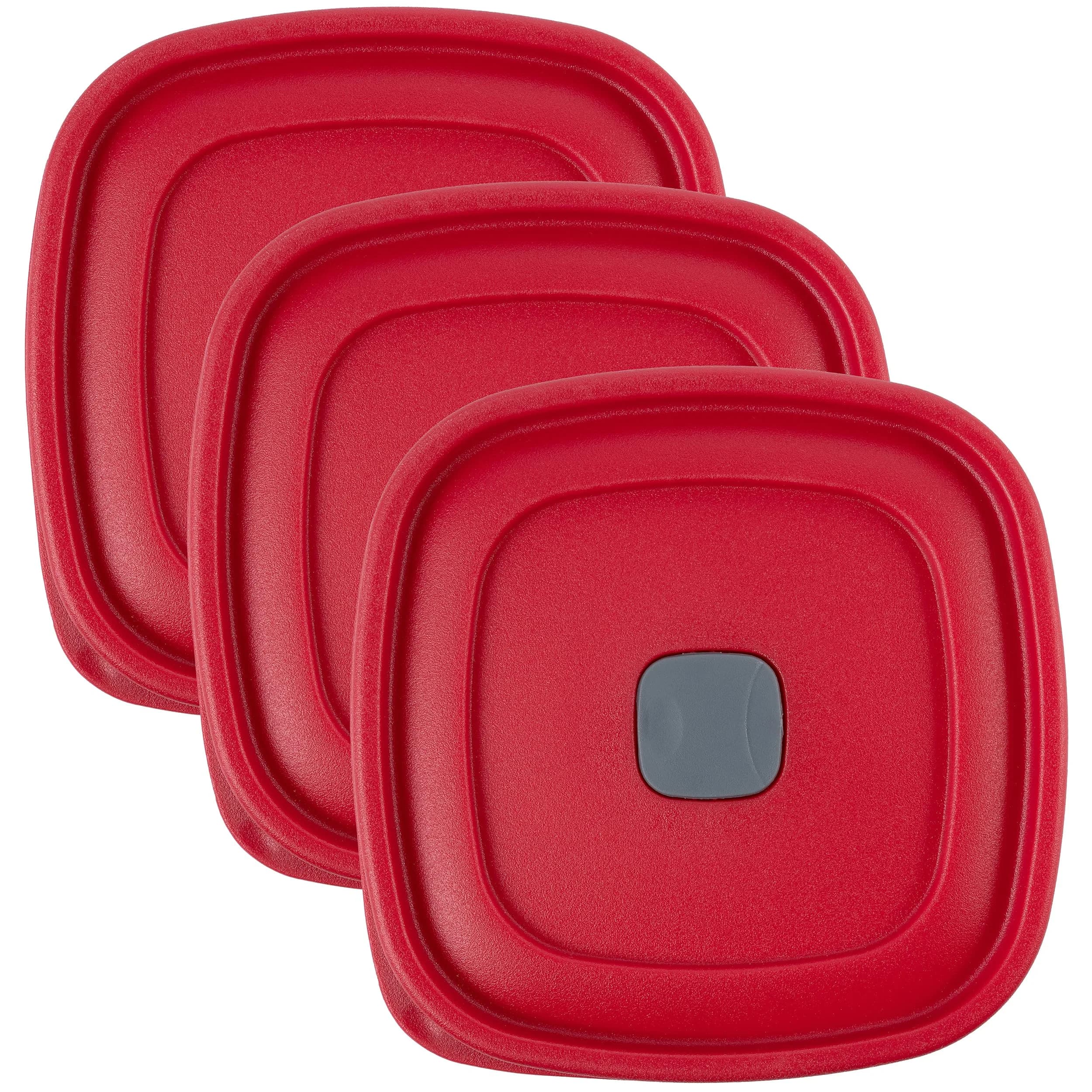 MRX Solutions Replacement Vented Lids for Rubbermaid 3, 5 & 7-Cup Food Storage Containers | BPA-Free, 6 7/8 Inches - main product image