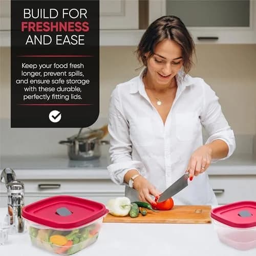 MRX Solutions Replacement Vented Lids for Rubbermaid 3, 5 & 7-Cup Food Storage Containers | BPA-Free, 6 7/8 Inches thumbnail 8