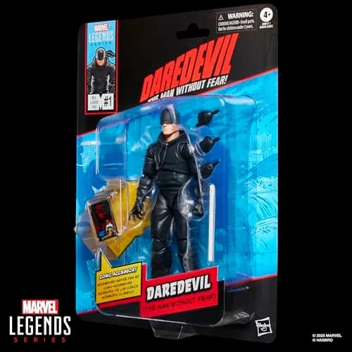 Marvel Legends Series Daredevil The Man Without Fear Comics-Inspired Action Figure 6-Inch | Poseable Collectible thumbnail 9