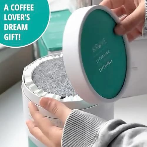 KRUVE IMAGINE Porcelain Latte Coffee Cups Set of 2, 150ml (5oz) Double Walled Thermal Spherical Design | Perfect for Latte Art thumbnail 5