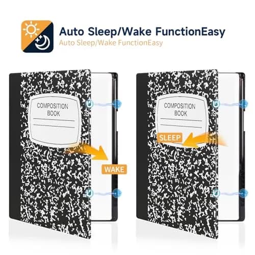 QIOFEARTH Case for Remarkable Paper Pro Tablet 11.8" (2024) with Auto Sleep/Wake & Pen Holder | Black Notebook thumbnail 4