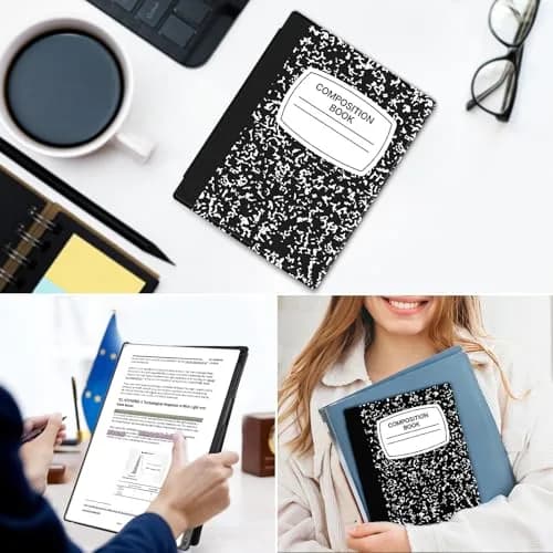 QIOFEARTH Case for Remarkable Paper Pro Tablet 11.8" (2024) with Auto Sleep/Wake & Pen Holder | Black Notebook thumbnail 6