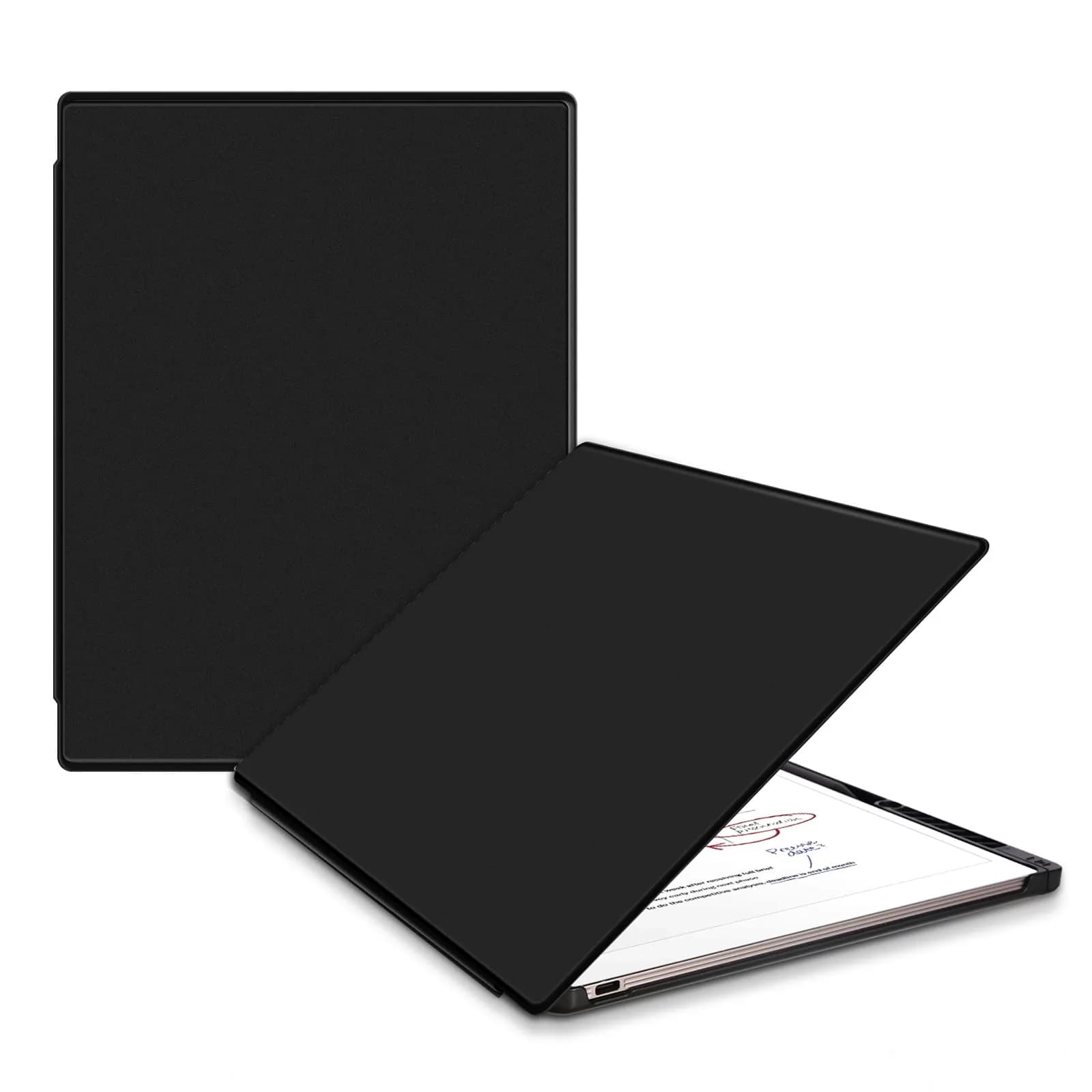 QIOFEARTH Case for Remarkable Paper Pro Tablet 11.8" (2024) | Misty Mountain Folio with Auto Sleep/Wake & Pen Holder — Black