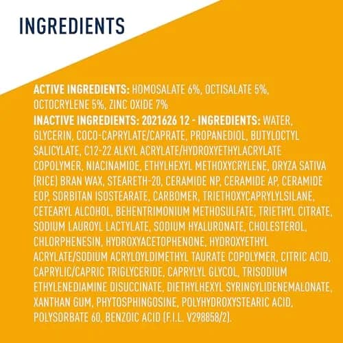 CeraVe Hydrating Sheer Sunscreen SPF 30 with Hyaluronic Acid, 148ml (5 Fl Oz) | Broad Spectrum UVA/UVB Protection thumbnail 4