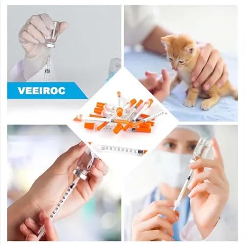 Loucoia 1ml Syringes with 30G 5/16" (8mm) Needle | Industrial Lab Use, Individually Wrapped thumbnail 4