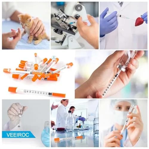 Loucoia 1ml Syringes with 30G 5/16" (8mm) Needle | Industrial Lab Use, Individually Wrapped thumbnail 5