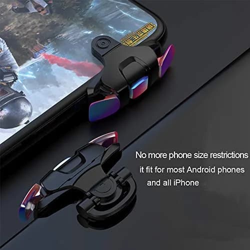 GOFOYO CK3 Mobile Triggers with 3 Pair Finger Sleeves | Responsive Gaming Controller for iPhone & Android Phones thumbnail 4