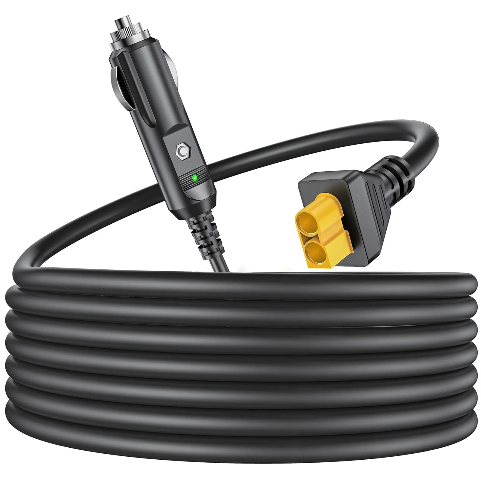 JATERSERN Car Charger for EF ECOFLOW Delta/River Power Cord 1.5M | Over-Voltage & Over-Load Protection - main product image