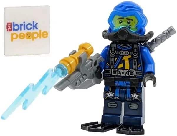 LEGO Ninjago Seabound Jay Minifigure in Scuba Gear with Harpoon Lightning Gun | Authentic LEGO Toy for Kids 6+ - main product image