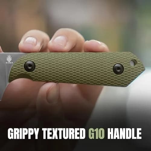 Kizer Harpoon Fixed Blade Knife 3.84” D2 Steel | Compact EDC Hunting Knife with Sheath thumbnail 3