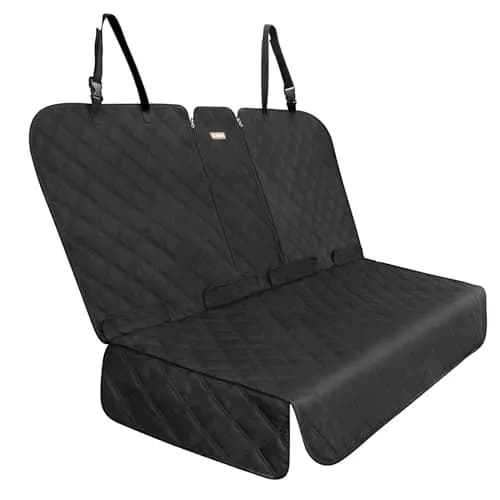 ALLANSING Heavy-Duty 900D Waterproof Back Seat Cover for Large SUVs | 142cm (56") Width, Black thumbnail 1