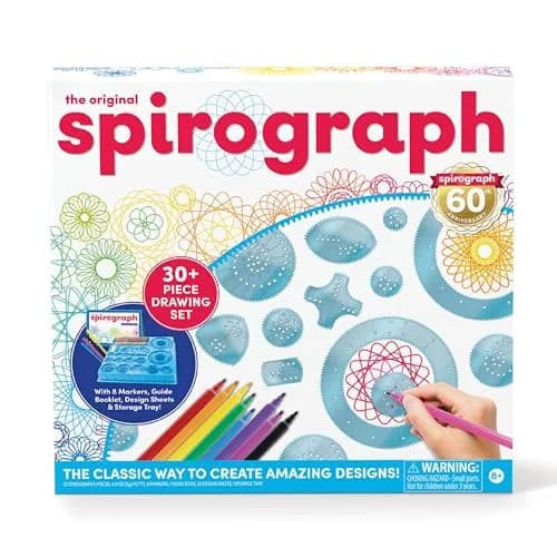 Spirograph Classic Gear Design Kit with Markers & Design Sheets | Ages 8+ thumbnail 1