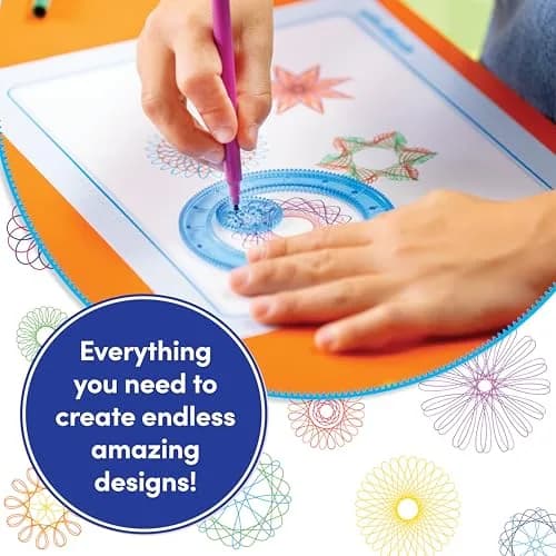 Spirograph Classic Gear Design Kit with Markers & Design Sheets | Ages 8+ thumbnail 3