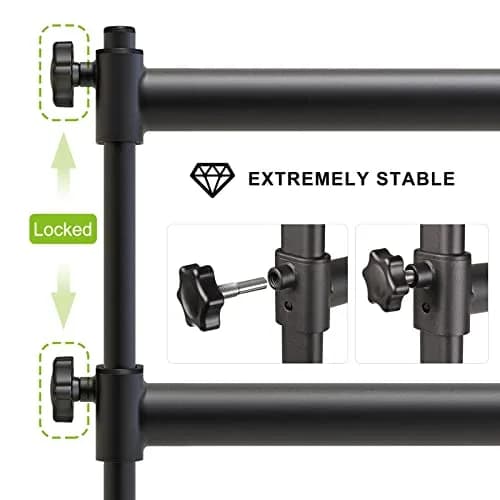 SELEWARE Height Adjustable Ballet Barre 5 FT Steel Freestanding Ballet Bar | Heavy Duty Dance Bar for Studio & Home Use thumbnail 4