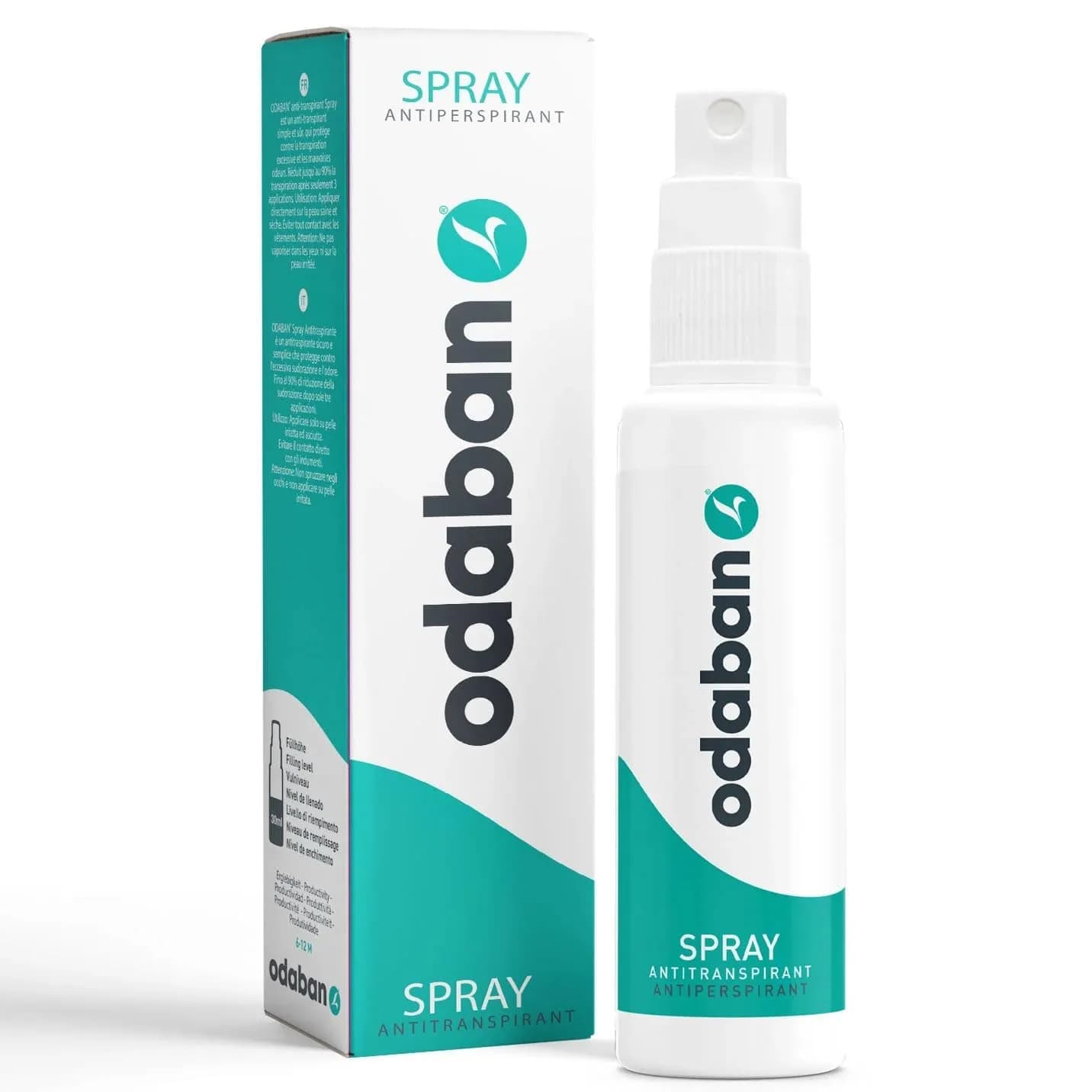 ODABAN ANTIPERPSPIRANT Fragrance-Free Antiperspirant Deodorant 30ml (1 Fl Oz) | Clinical Strength for Excessive Sweating