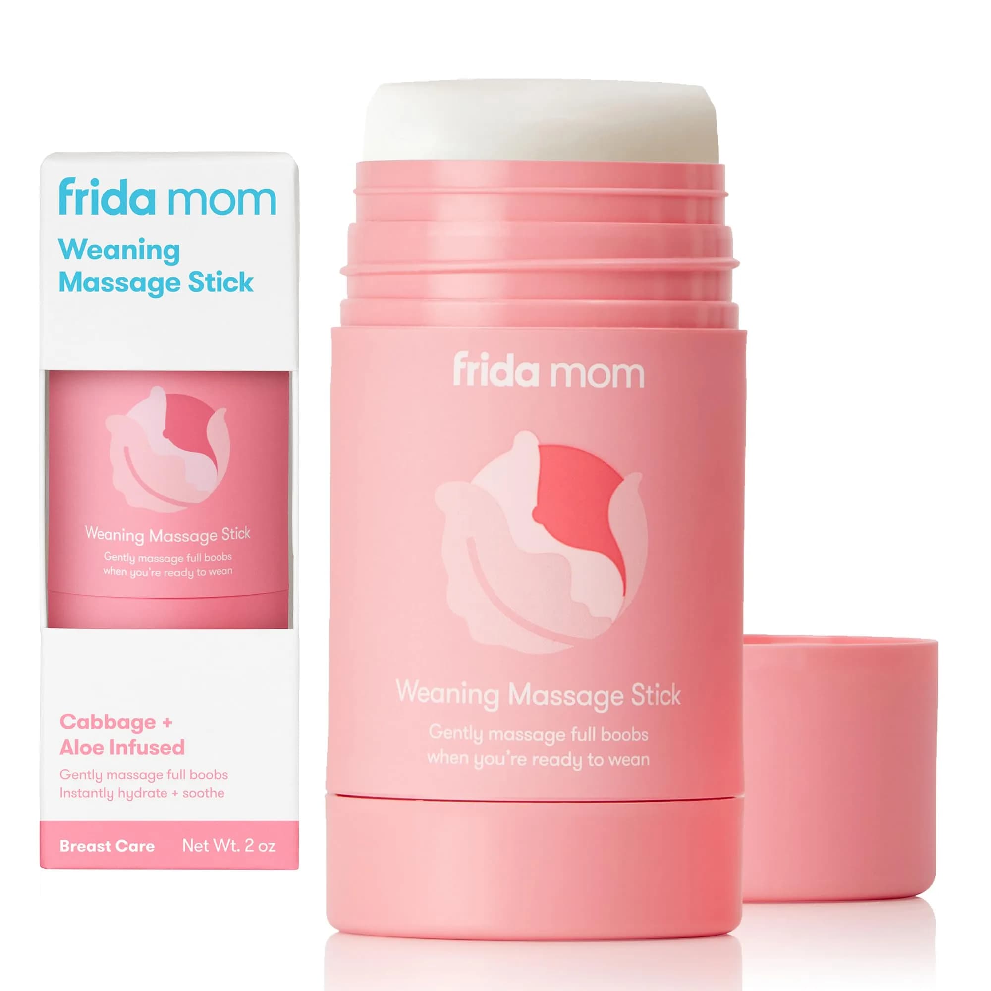 Frida Mom Weaning Massage Stick 29.57ml (1 Fl Oz) | Gentle-Glide Balm for Soothing Breast Comfort - main product image