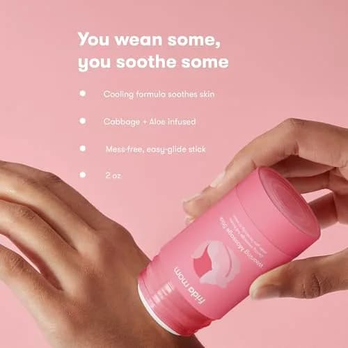Frida Mom Weaning Massage Stick 29.57ml (1 Fl Oz) | Gentle-Glide Balm for Soothing Breast Comfort thumbnail 3