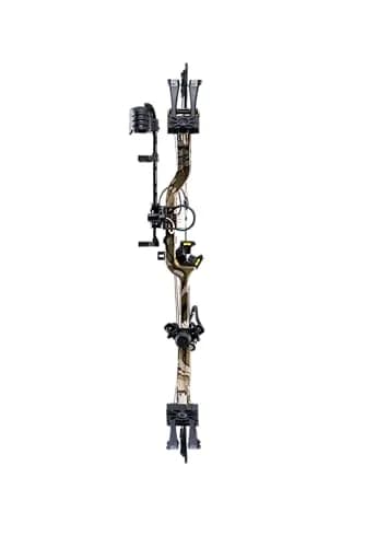 Bear Legit Maxx Ready to Hunt Compound Archery Bow, 70lb. Draw Weight, Left Hand, Mossy Oak Bottomland/Black | Versatile & Customizable thumbnail 3
