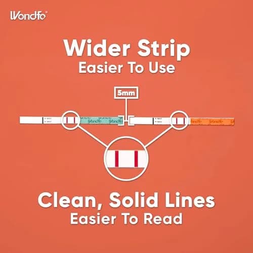 Wondfo Ovulation Pregnancy Test Bundle, 25 LH, 10 HCG Strips | Reliable Fertility Monitoring thumbnail 4