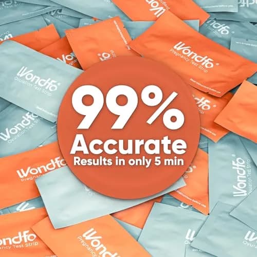 Wondfo Ovulation Pregnancy Test Bundle, 25 LH, 10 HCG Strips | Reliable Fertility Monitoring thumbnail 2