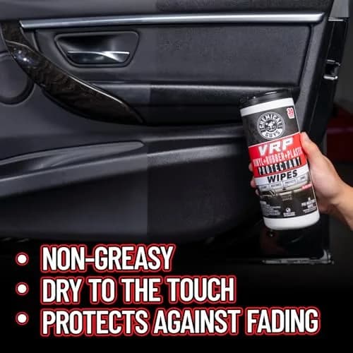Chemical Guys VRP Vinyl Rubber Plastic Shine Wipes, 30 Count | Deep Restoration & Protection thumbnail 4