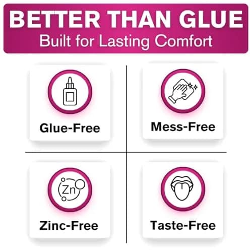 Cushion Grip Thermoplastic Denture Adhesive 10.35ml (0.35 Fl Oz) Pack of 10 | Long-Lasting Hold Up to 4 Days thumbnail 5