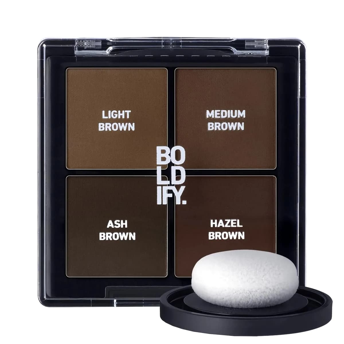 Boldify Hairline Powder Sample Kit, Dark Browns + Black | Instant Root Coverage & Thinning Hair Filler — Light + Medium Browns