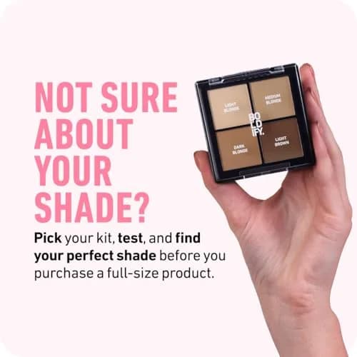 Boldify Hairline Powder Sample Kit, Light + Medium Browns | Instant Root Coverage for Thinning Hair thumbnail 4