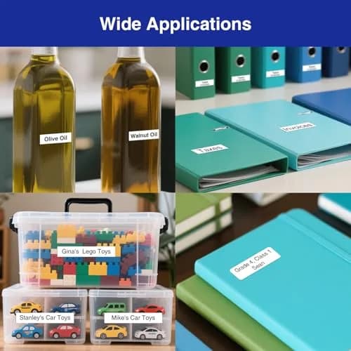 SUPVAN E11 Bluetooth Label Maker Machine with 4 Tapes & Keyboard | 14.7cm (5.8") Black thumbnail 8