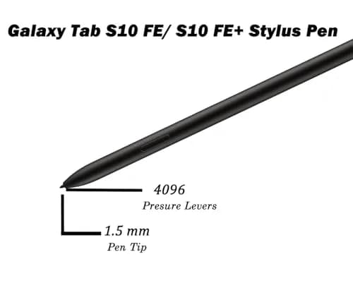 Peixiong Galaxy Tab S10 FE Stylus Pen for Samsung Galaxy Tab S10 FE+ S Pen, Black | 4096 Pressure Sensitivity, Magnetic Design thumbnail 4