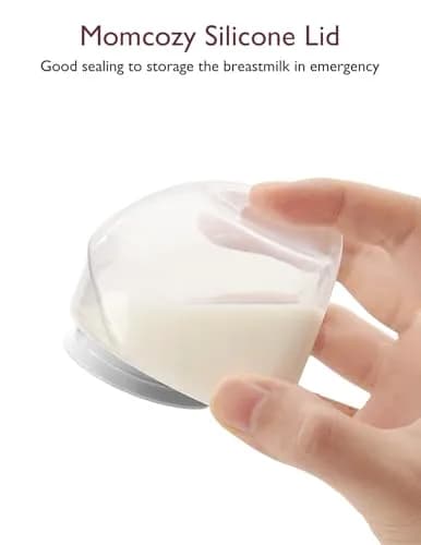 Momcozy M9 Original Breast Milk Storage Bottle 1 Pack | BPA-Free Food-Grade Silicone thumbnail 3