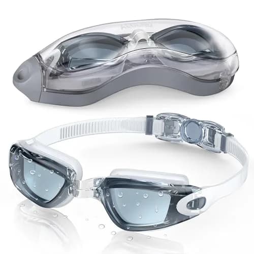 Aegend Swim Goggles, No Leaking Full Protection Adult Youth with Tinted Lens | Panoramic 180° View thumbnail 1