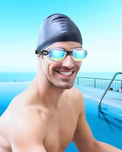 Aegend Mirrored Swim Goggles for Adults & Youth | Anti-Fog, UV Protection, Leakproof thumbnail 7