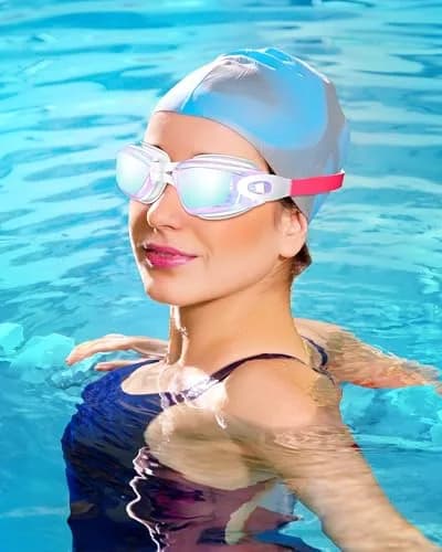Aegend Swim Goggles No Leaking Full Protection Adult Youth | Anti-Fog UV Protection Tinted Lens thumbnail 7