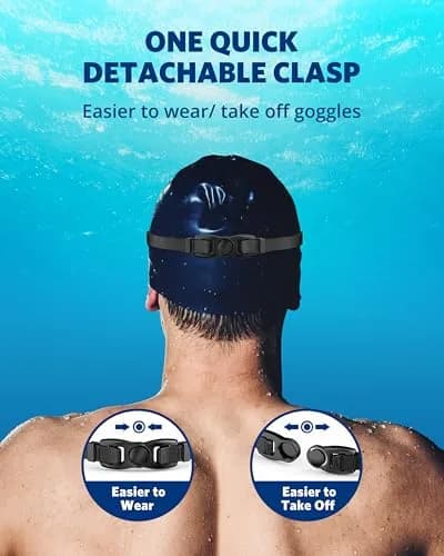 Aegend Swim Goggles No Leaking Full Protection Adult Youth with Mirrored Lenses thumbnail 6