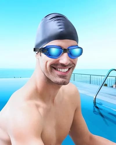 Aegend Swim Goggles No Leaking Full Protection Adult Youth with Mirrored Lenses thumbnail 7