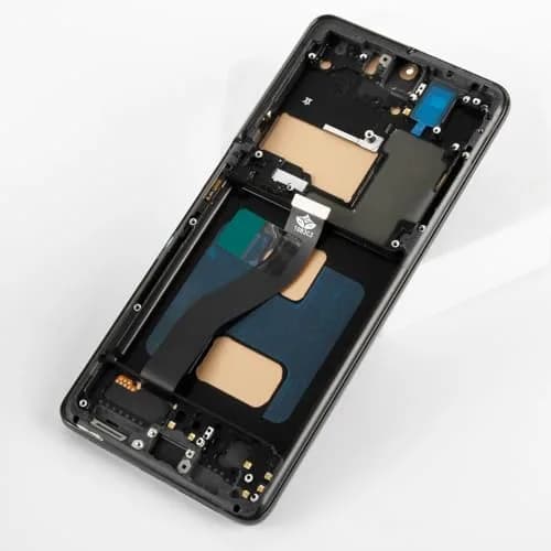 Olivechard Black Wireless Accessory Replacement Screen for Galaxy S21 Ultra | InCell LCD & Frame thumbnail 3