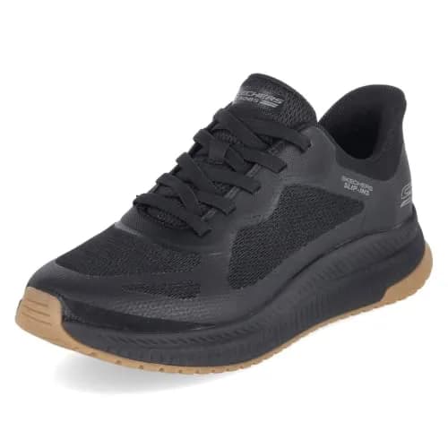 Skechers Hands Free Slip-ins - Bobs Sport Squad Chaos 4, BBK, 10 W | Athletic Slip-On Sneakers for Men thumbnail 3