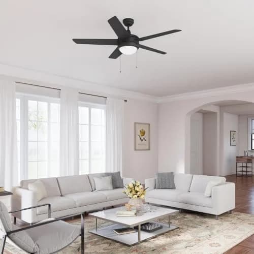 RP Lighting Eupora IV 52-Inch5 Blade Indoor Ceiling Fan | Oil Rubbed Bronze, Reversible, Energy Star Listed thumbnail 4