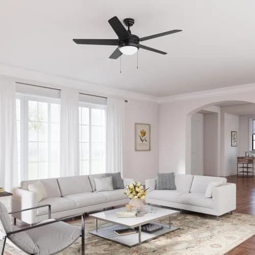 RP Lighting Eupora IV 52-Inch5 Blade Indoor Ceiling Fan | Oil Rubbed Bronze, Reversible, Energy Star Listed thumbnail 7
