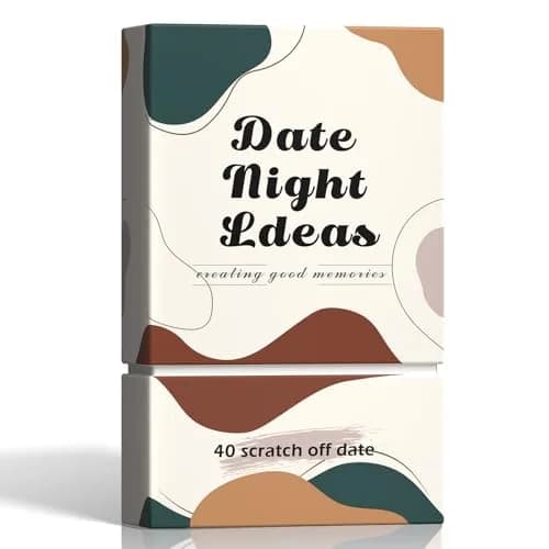 VUNCESSIN 40 Scratch Off Date Night Ideas Cards Coffee Mood | Romantic & Adventurous Couples Games Gifts thumbnail 1