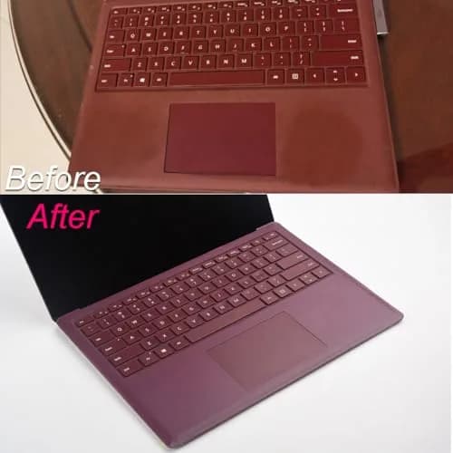 xisiciao Full Size Keyboard Palm Rest Protector Burgundy for Microsoft Surface Laptop 13.5 Inch | Scratch-Resistant PVC Cover thumbnail 4